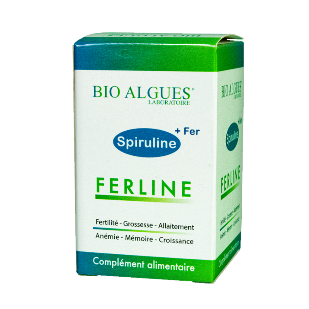 Ferline SPIRULINE FERLINE 60 COMPRIMÉS - Bio-Algues-Tunisie